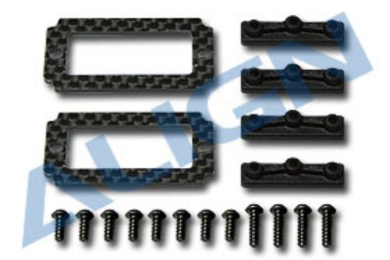 Picture of HN6070 600N Carbon Fiber 18G Servo Adapter Plate