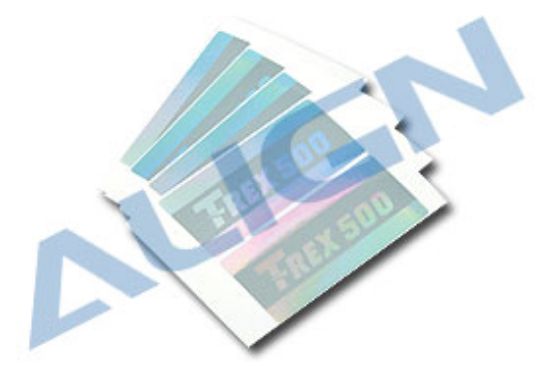 Picture of H50058 Flybar paddle sticker