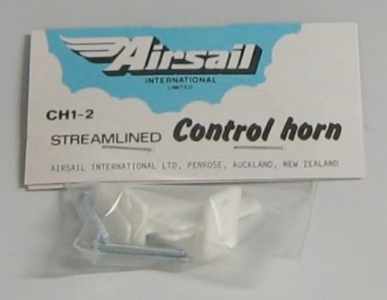 Picture of Airsail 3-ach Plastic Control Horns, 1 x pair