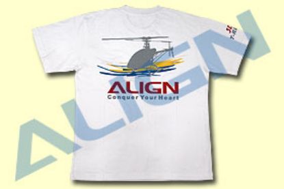 Picture of Align BG61557-4 White Large Flying T-shirt