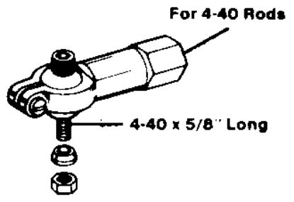 Picture of Du-Bro 259 Heavy Duty 4-40 adjust Ball Link