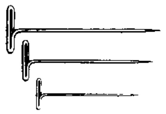 Picture of Du-Bro 253 Nickel Plated T-Pins 1-1/4"