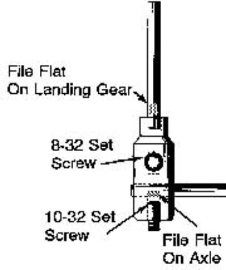 Picture of **DISCONTINUED** Du-Bro 614 E/Z Adjust Axle 1-1/4\" x 5/32\"