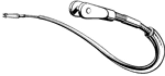 Picture of Du-Bro 165 Engine Control Flex-Cable 20" Assembly (QTY/PKG: 1 )