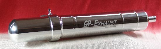 Picture of GP-Exhaust GPE 385110 Nitropower 55 Pipe - Silver