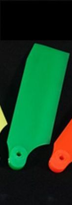 Picture of KBDD 4012 102mm 3D Neon Green Plastic Tail Blades T-Rex 700