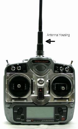 Picture of Spektrum SPMR61018 DX7 Lower Antenna Housing