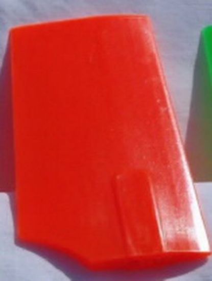 Picture of KBDD 4215 Plastic Neon Orange Paddles for 500 size heli 2.5mm