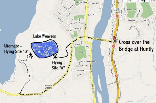 Picture of Huntly Float Plane Lake Map