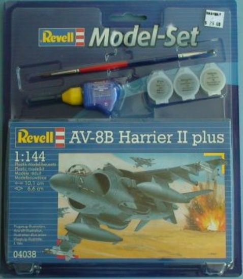 Picture of Revell 64038 1/144 AV-8B Harrier II plus Model Set