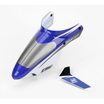 Picture of E-Flite EFLH3018 Complete Blue Canopy with/Vertical Fin: BMSR