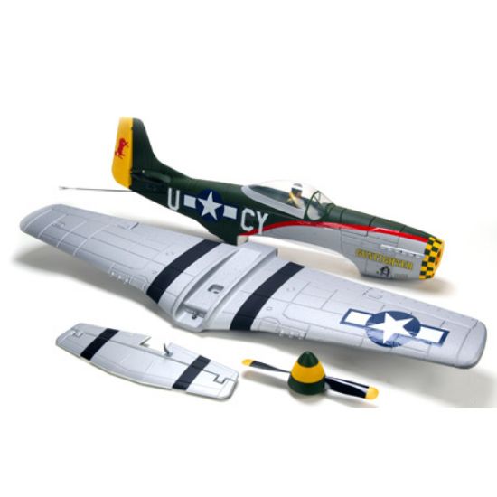 Picture of Parkzone PKZ1870 Replacement Airframe: P-51 Mustang BL