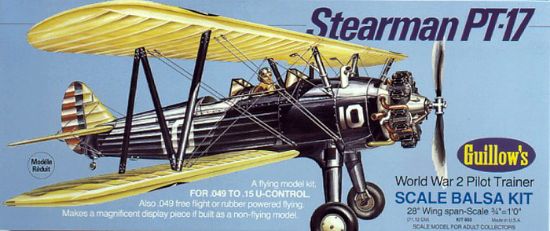 Picture of Guillow's No.803 STEARMAN PT-17 Scale Balsa Kit
