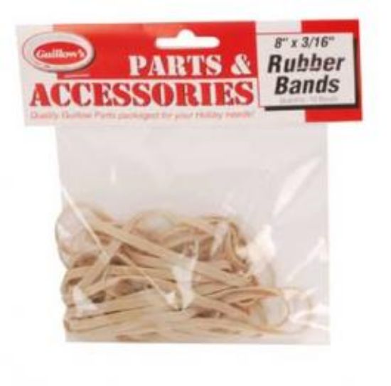 Picture of Guillow's No.120 8" x 3/16" Replacement Rubber Band