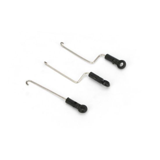 Picture of E-Flite BLH3508 Servo Pushrod Set with ball link: 3pcs: mCP X