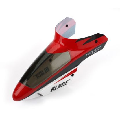 Picture of E-Flite Blade BLH3118R Complete Red Canopy with Grommets: 120SR