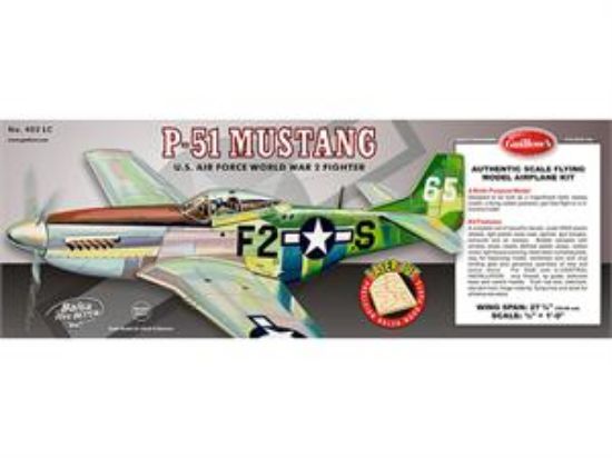 Picture of Guillows 402 Balsa WWII P-51 Mustang (Multi-Purpose Model)