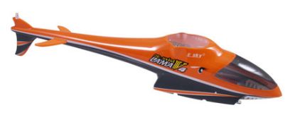 Picture of E-Sky 002516 - Esky Lama V4 Fuselage /w 3 LED lights - Orange