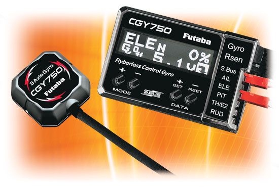 Picture of Futaba FUTM0835 CGY750 3-Axis Gyro & Governor