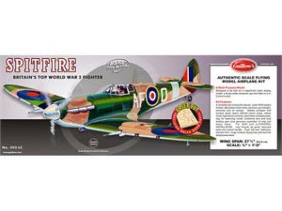 Picture of Guillow's GUI 403LC Supermarine Spitfire Kit 24 5/8" Wingspan 1: