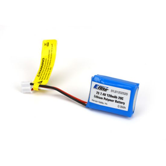 Picture of E-Flite EFLB1202S20 120mAh 2S 7.4V 20C LiPo (UMX Beast)