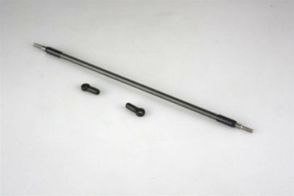 Picture of Kasama KSM40-T01 Rudder control rod set (Front) TI,CF,ALU