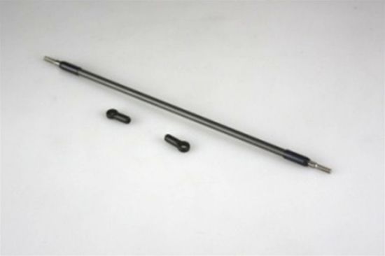 Picture of Kasama KSM40-T01 Rudder control rod set (Front) TI,CF,ALU
