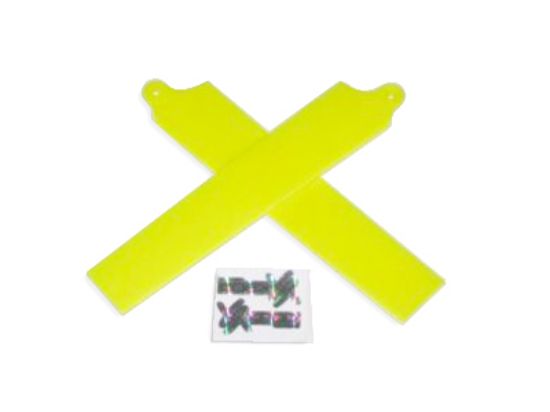 Picture of KBDD 5001 Extreme Edition Blades for Blade mCPX - NEON YELLOW
