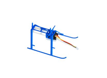 Picture of Nine Eagles NE4312010 Bravo III Landing Skids with Plug (Blue)