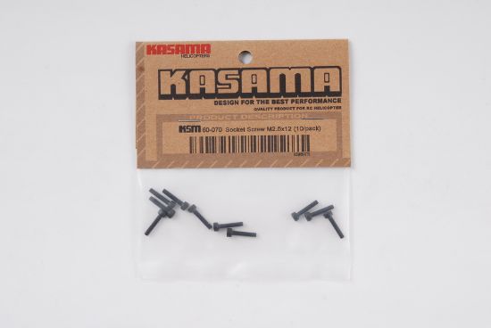 Picture of Kasama KSM60-070 Socket Screw M2.5x12 (10/pack)