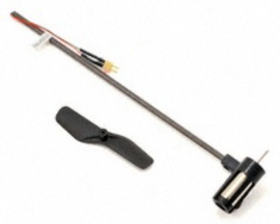 Picture of E-Flite BLH3202 Blade MSR X Tail Boom Assembly w/Tail Motor