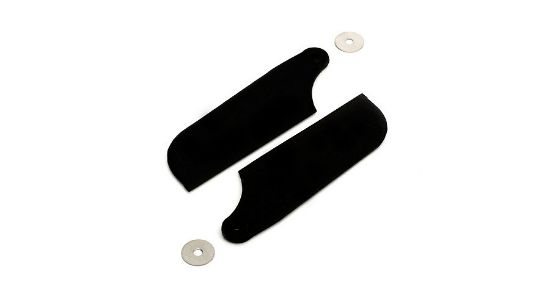 Picture of E-Flite BLH1671B Tail Rotor Blade Set: Black: B450