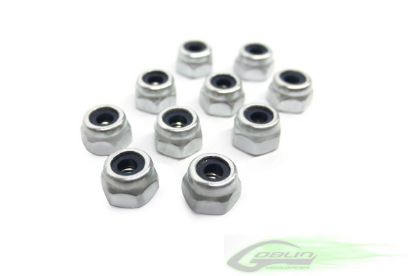 Picture of SAB HC200-S Metric hex Nyloc Nuts M2.5 H3.5 - Goblin 700 (8pcs)