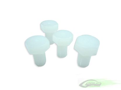 Picture of SAB HC164-S Nylon Screw M8x14 (4pcs) - Goblin 700
