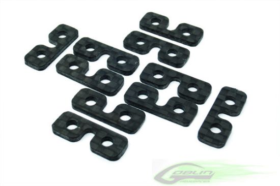 Picture of SAB H0075-S Carbon Fiber SERVO SPACER (10pcs) - Goblin 700