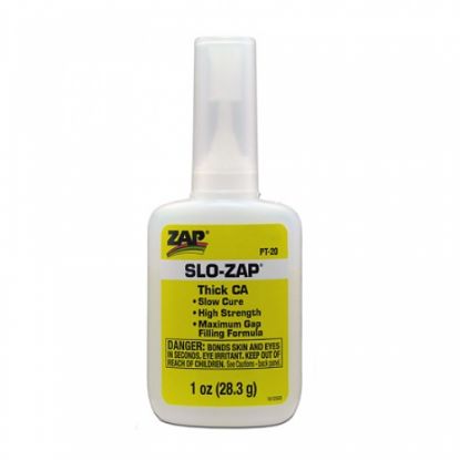 Picture of ZAP PT20 CA Glue - Slow-ZAP 1oz Thick Viscosity