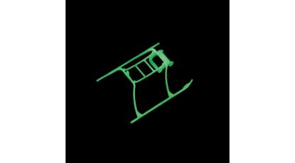 Picture of E-Flite EFLH3004GL Glow In The Dark Landing Skid & Battery Mount