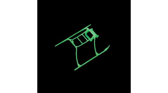 Picture of E-Flite EFLH3004GL Glow In The Dark Landing Skid & Battery Mount