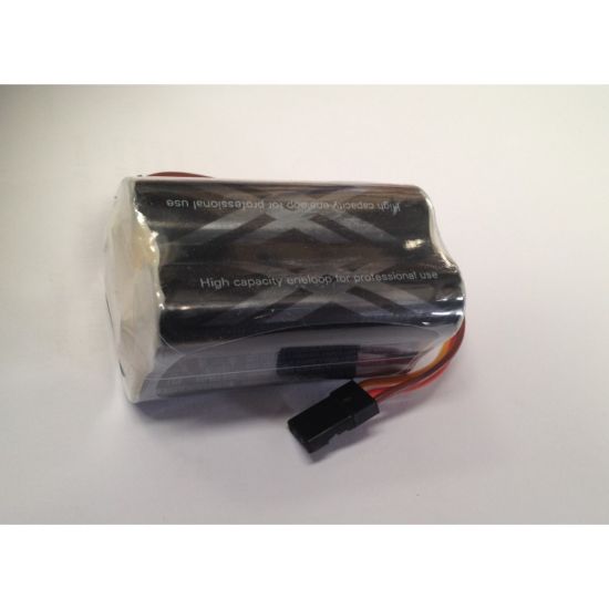 Picture of ENELOOP ENE48VS-25 4.8V 2500mah Sanyo Square Pack w/JR lead.