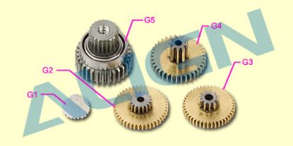 Picture of HSP42501 DS425M Servo Gear Set
