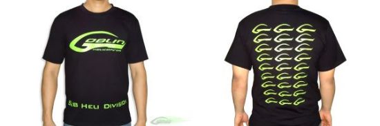 Picture of HM018-S SAB HELI DIVISION Black T-Shirt - (Small)