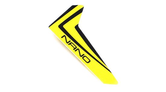 Picture of E-Flite BLH3320 Yellow Vertical Fin with decal: NCP X