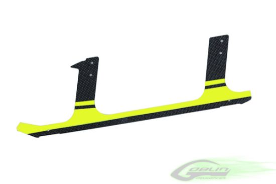 Picture of SAB H0105-S Carbon fiber landing gear - Yellow (1pcs) Goblin 700