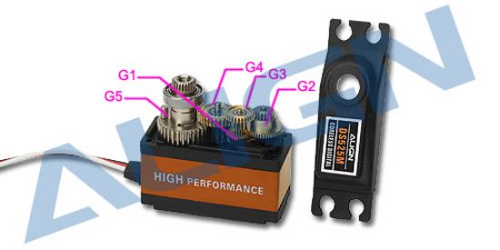 Picture of HSP52501 DS525 Servo Gear Set