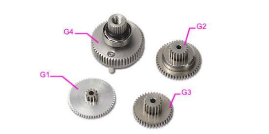Picture of HSP70001 BL700H Servo Gear Set