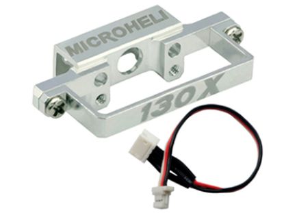 Picture of MicroHeli MH-130x021C Aluminum DS35 Tail Servo Mount w/ Cable