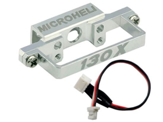 Picture of MicroHeli MH-130x021C Aluminum DS35 Tail Servo Mount w/ Cable