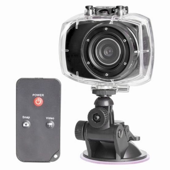 Picture of HD Sports Camera 1080p w/ Case and LCD Touch Screen