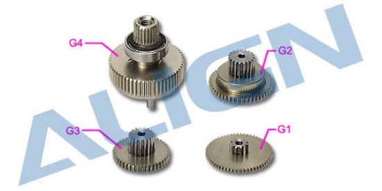 Picture of HSP61501 DS615 Servo Gear Set