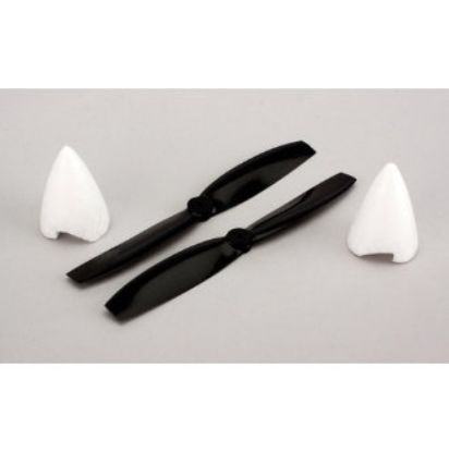 Picture of HobbyZone HBZ7707 Propellers and Spinner Set: Firebird Stratos